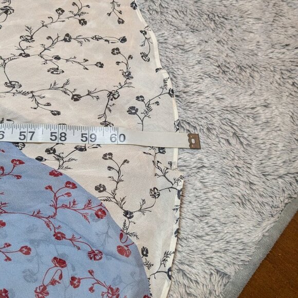 Rag and Bone Sam Patchwork Maxi Dress Red Blue White Floral Large - Picture 6 of 6